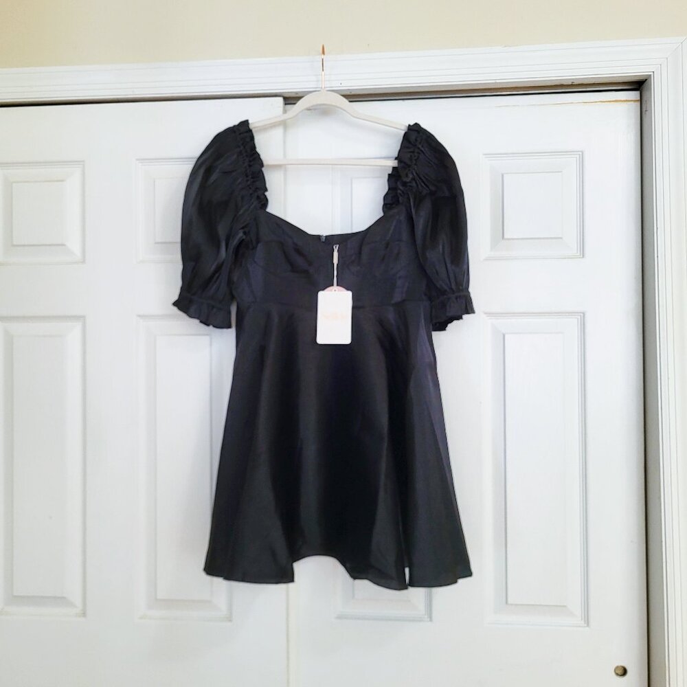 Selkie The Black Swan Recycled Parliament Dress Size L / Large NWT!!